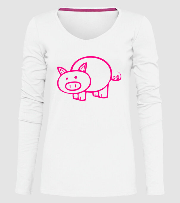 purcel model alb pe tricou