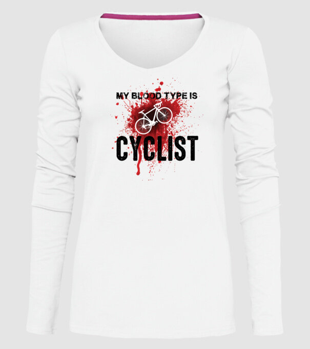 My blood type model alb pe tricou