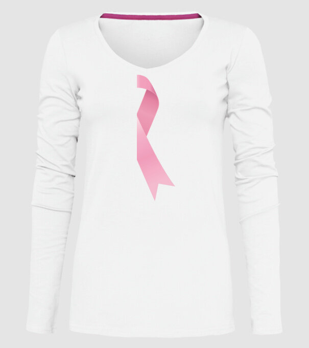 Panglică mare model alb pe tricou