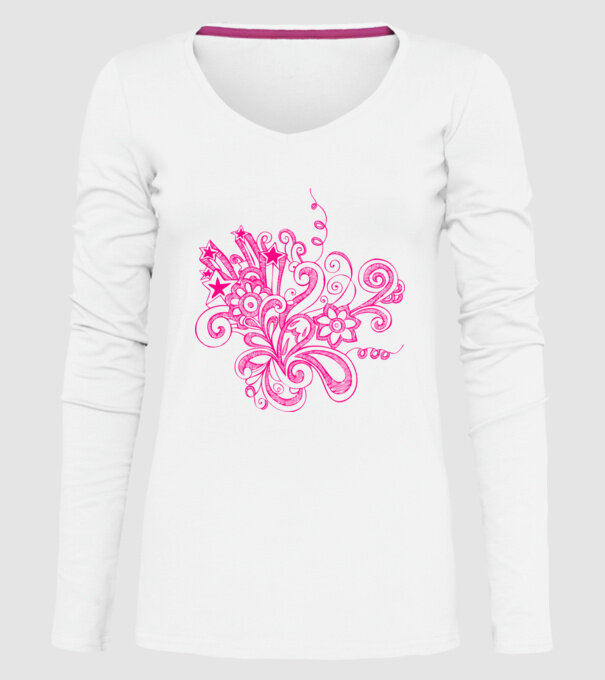 nonfi model alb pe tricou