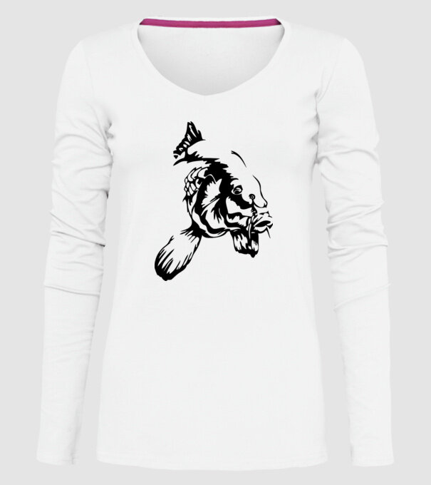 Crap model alb pe tricou