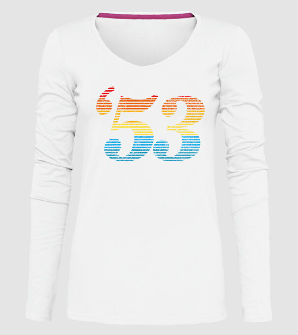 Retro Birthday 1953 model alb pe tricou
