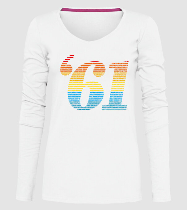Retro Birthday 1961 model alb pe tricou