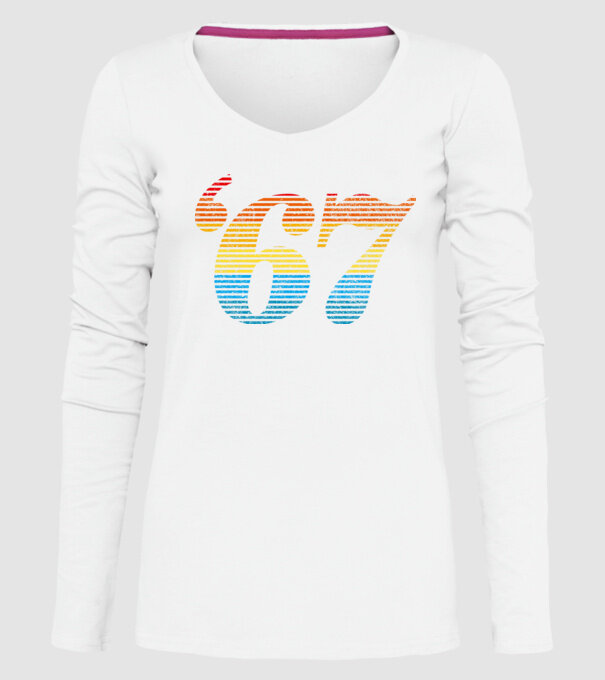 Retro Birthday 1967 model alb pe tricou