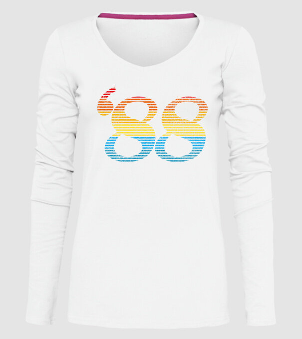 Retro Birthday 1988 model alb pe tricou
