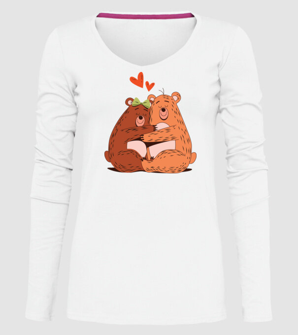 URȘI ÎNDRĂGOSTIȚI 3 model alb pe tricou