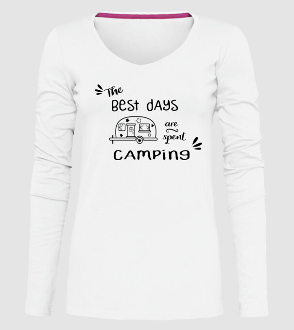 The best days model alb pe tricou