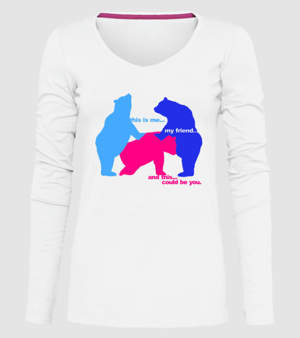 This is me... model alb pe tricou