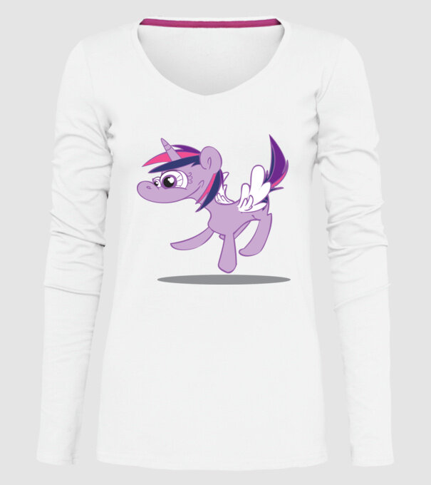 ugly my little pony model alb pe tricou