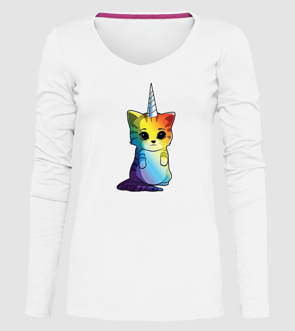 Unicat model alb pe tricou
