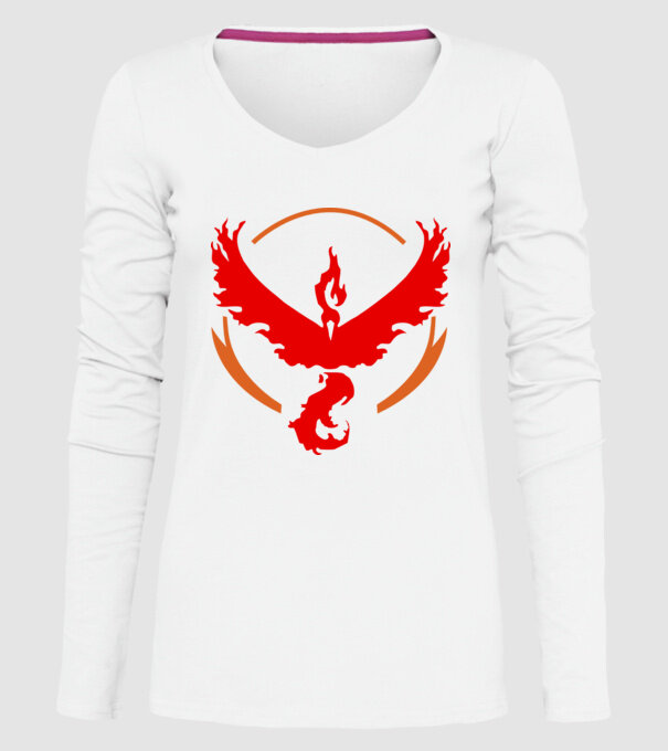 Valor team logo model alb pe tricou