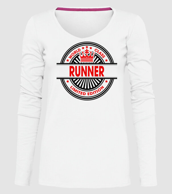 World class ATLET model alb pe tricou