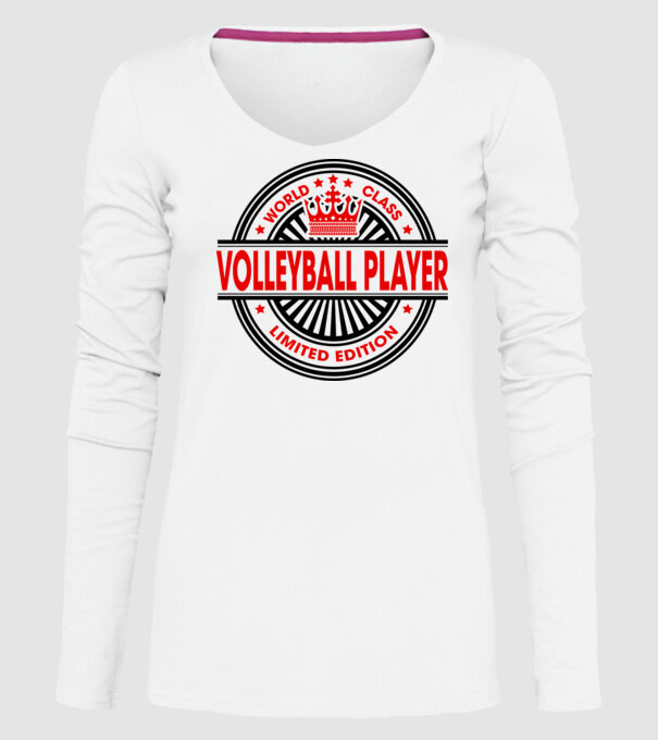 World class VOLEIBALIST model alb pe tricou