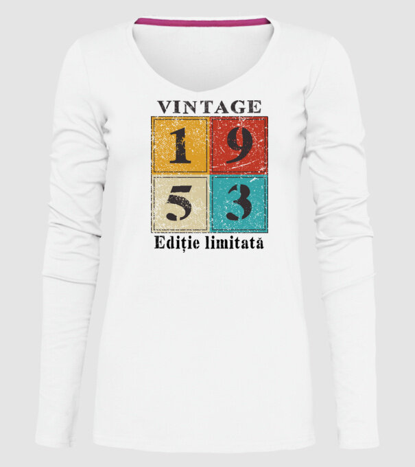 1953 - Ediție limitată model alb pe tricou