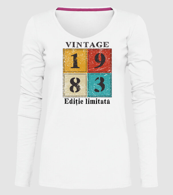 1983 - Ediție limitată model alb pe tricou