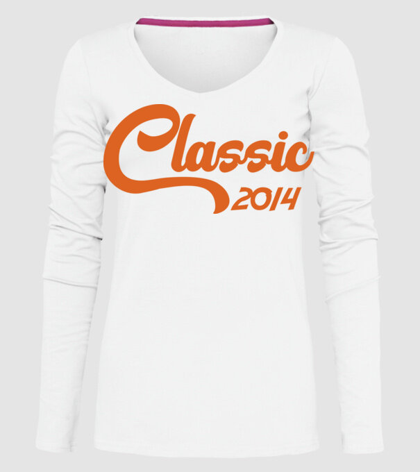 2014 Classic model alb pe tricou