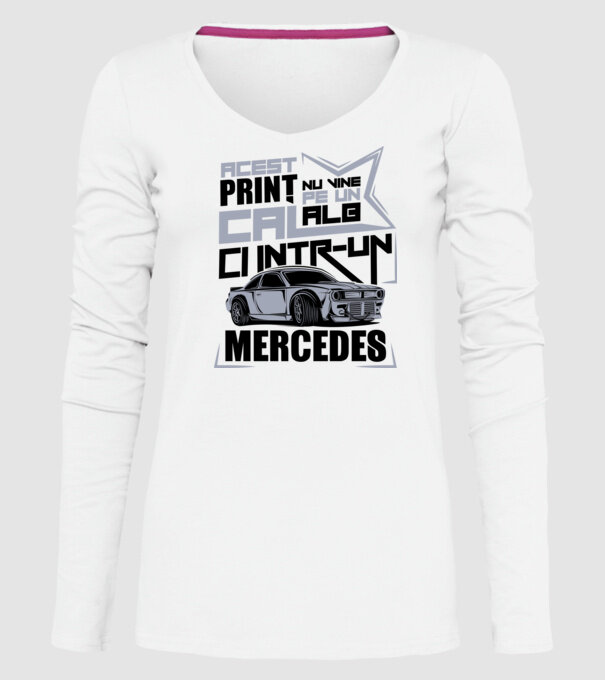 Acest prinț nu vine pe un cal alb, ci într-un Mercedes model alb pe tricou