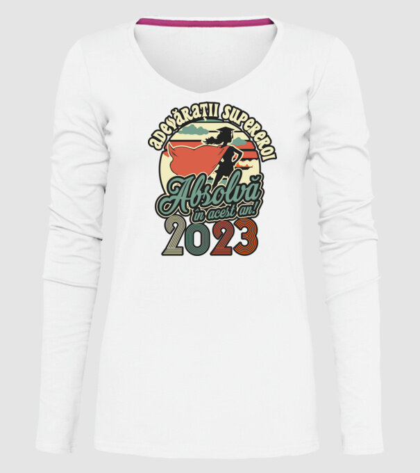 Adevărații supereroi model alb pe tricou