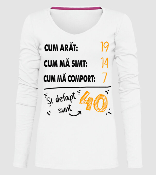 Aspect, senzație, comportament 40 Alb model alb pe tricou