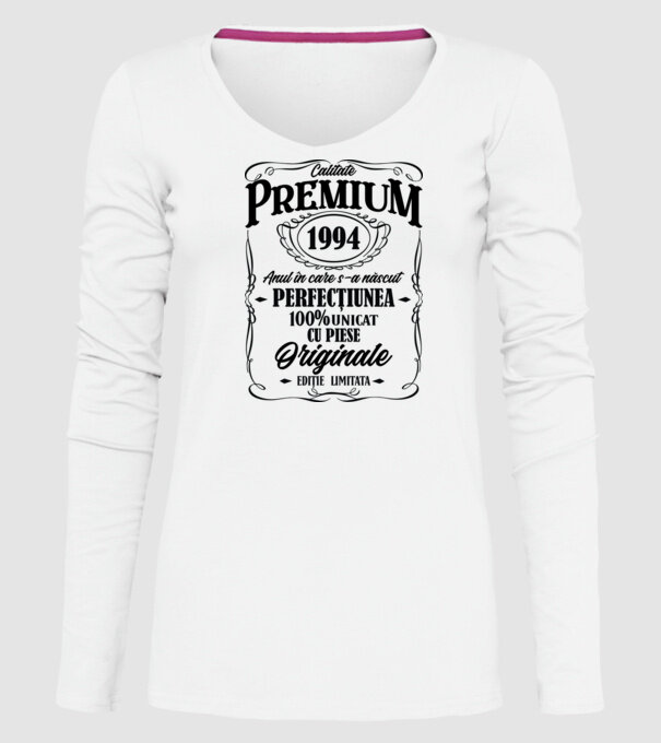 calitate premium -1994 - anul în care s-a născut - perfecțiunea - 100% unicat, cu piese originale, ediție limitată model alb pe tricou