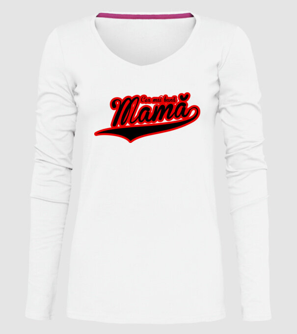 Cea mai bună mamă model alb pe tricou