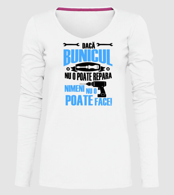Dacă bunicul nu o poate repara, nimeni nu o poate face model alb pe tricou