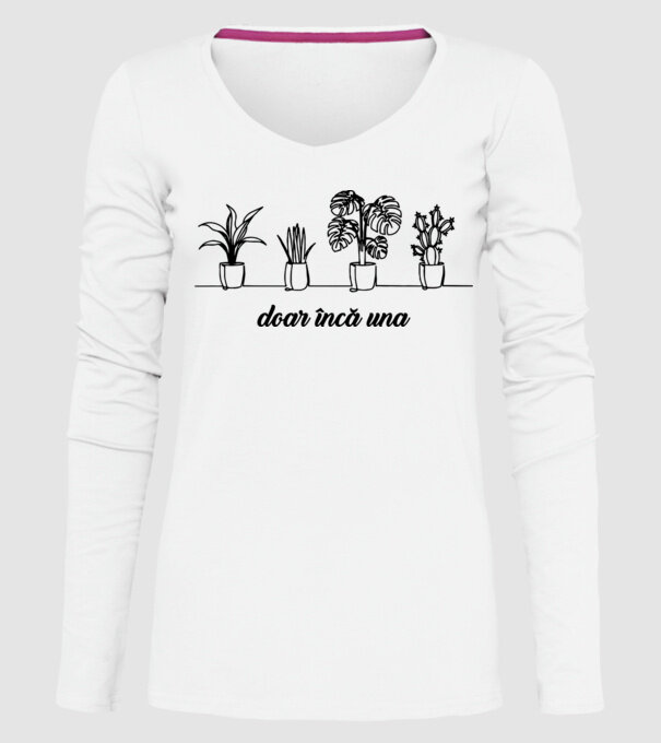 doar încă una  model alb pe tricou