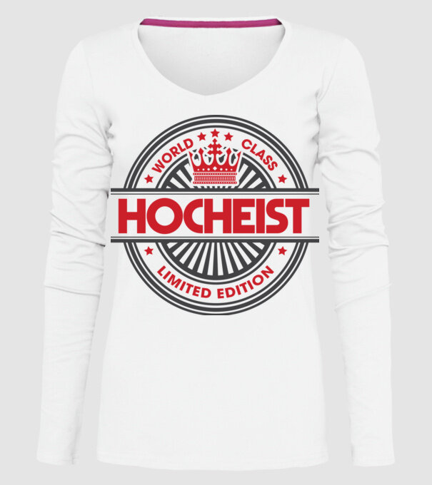 hocheist model alb pe tricou