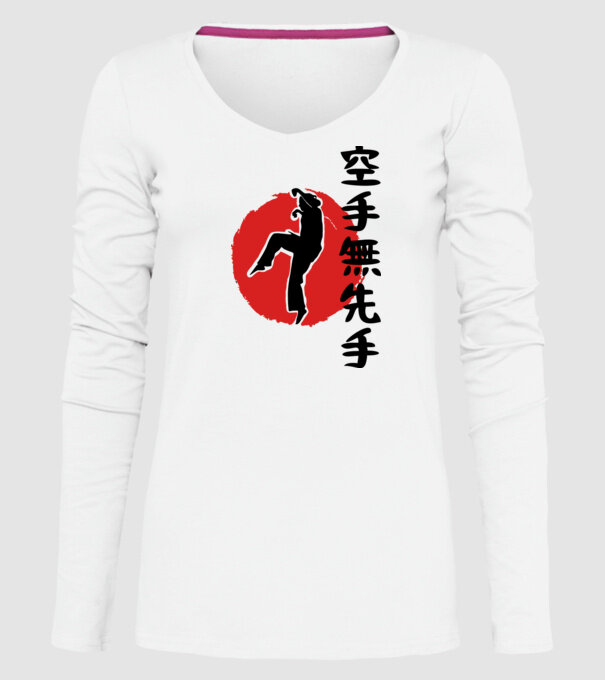 Larusso training japan model alb pe tricou
