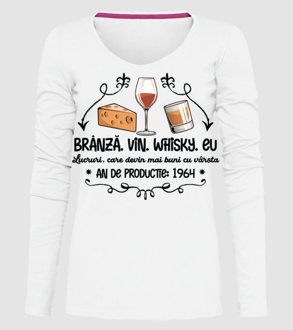 Lucruri, care devin mai buni cu vârsta 1964 60 de ani model alb pe tricou