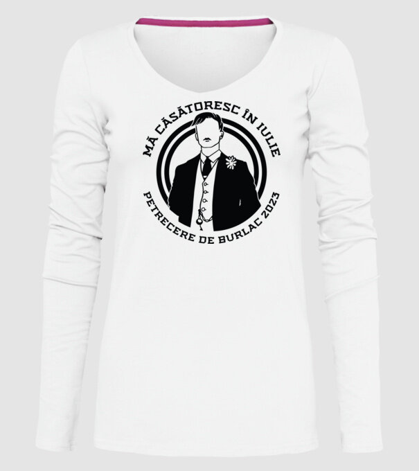 mă căsătoresc în iulie model alb pe tricou
