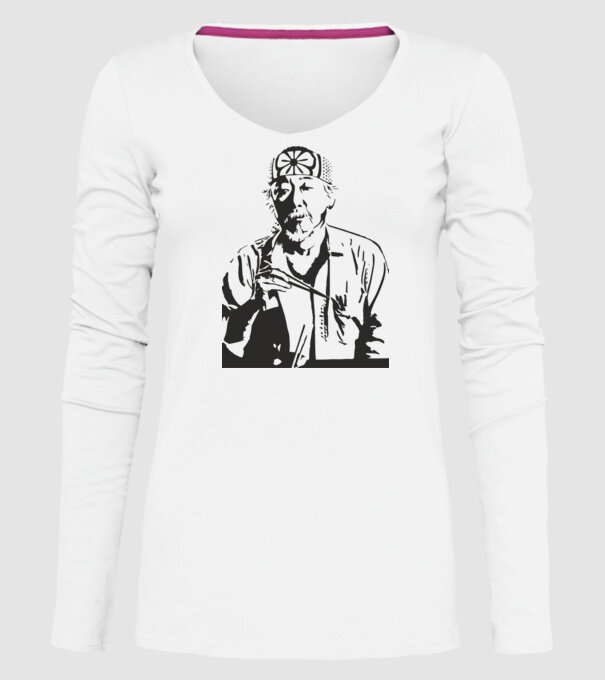 Miyagi cobra kai model alb pe tricou