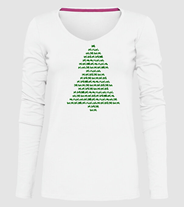 motorbike christtmas tree model alb pe tricou