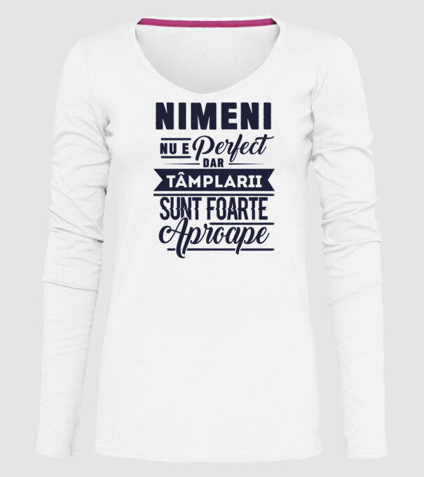 Nimeni nu e perfect, dar tâmplarii sunt foarte aproape model alb pe tricou