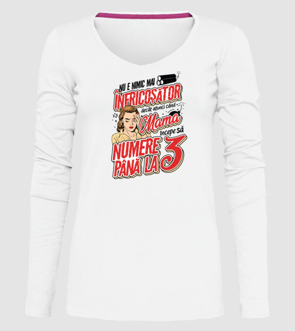 Nu e nimic mai înfricoșător decât model alb pe tricou