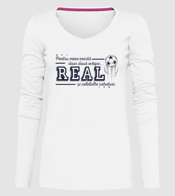 Pentru mine există doar două echipe, Real și celelalte rahaturi model alb pe tricou