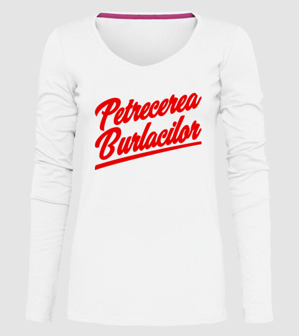 petrecerea burlăcițelor model alb pe tricou