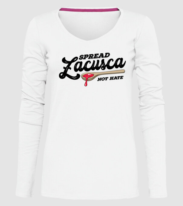 România Zacusca model alb pe tricou