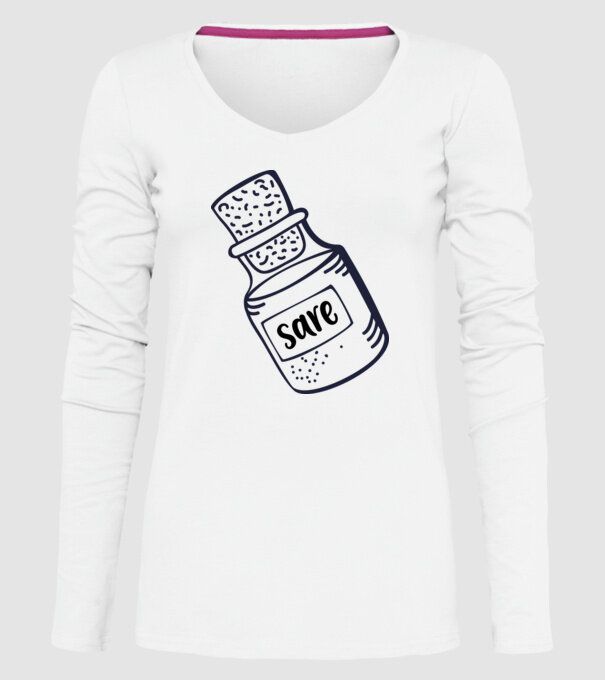 sare model alb pe tricou