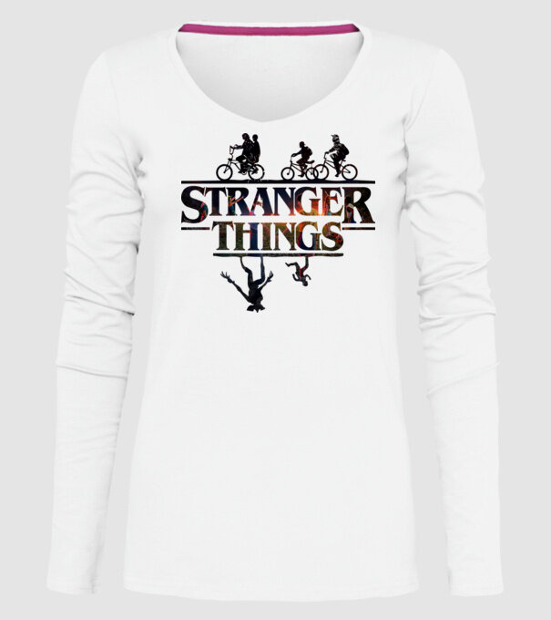 stranger things quote poster model alb pe tricou
