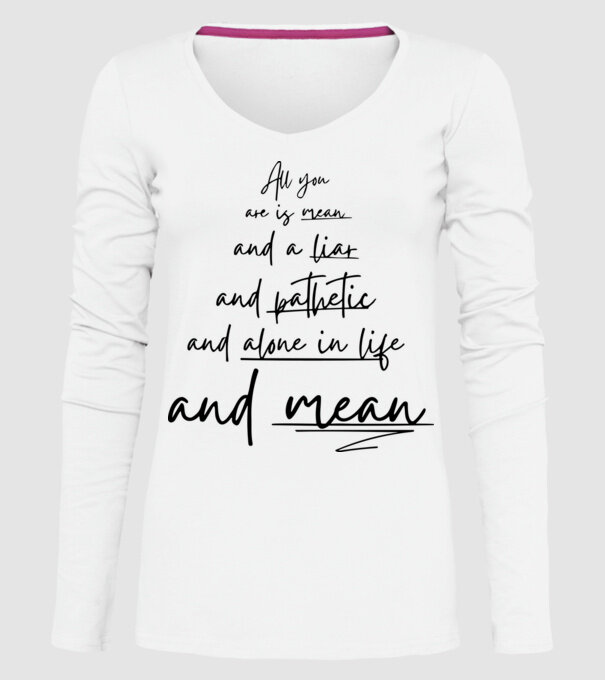 Taylor Swift all you model alb pe tricou