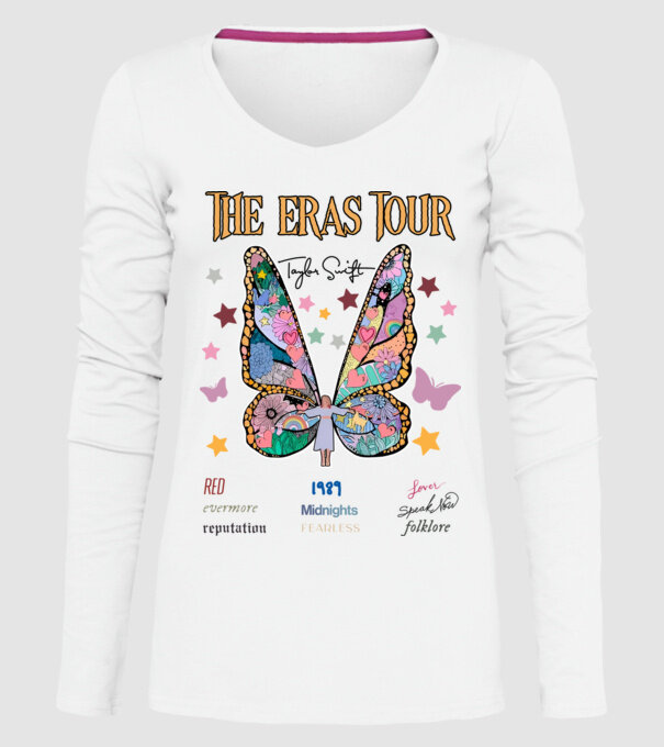Taylor Swift eras fairy model alb pe tricou