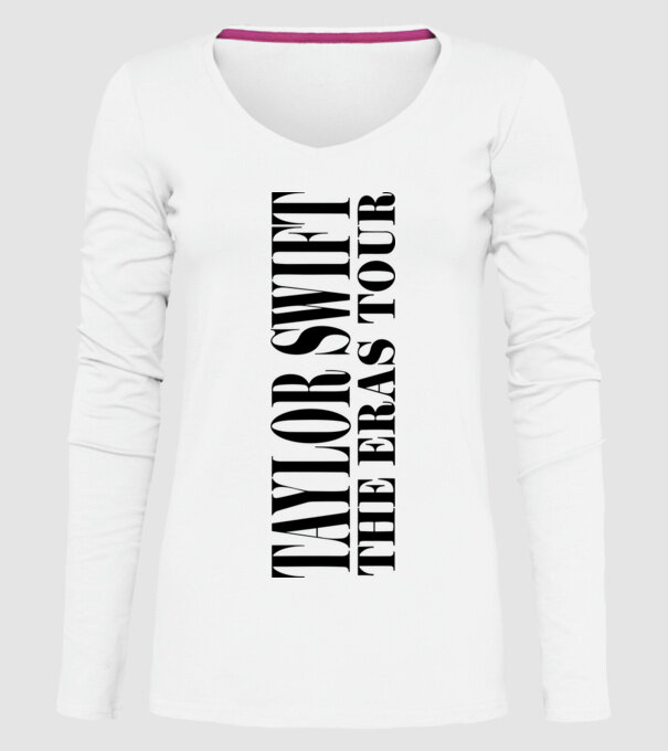 Taylor Swift Eras tour back 2 model alb pe tricou