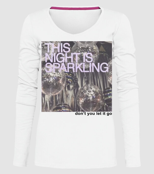 Taylor Swift this night 2 model alb pe tricou