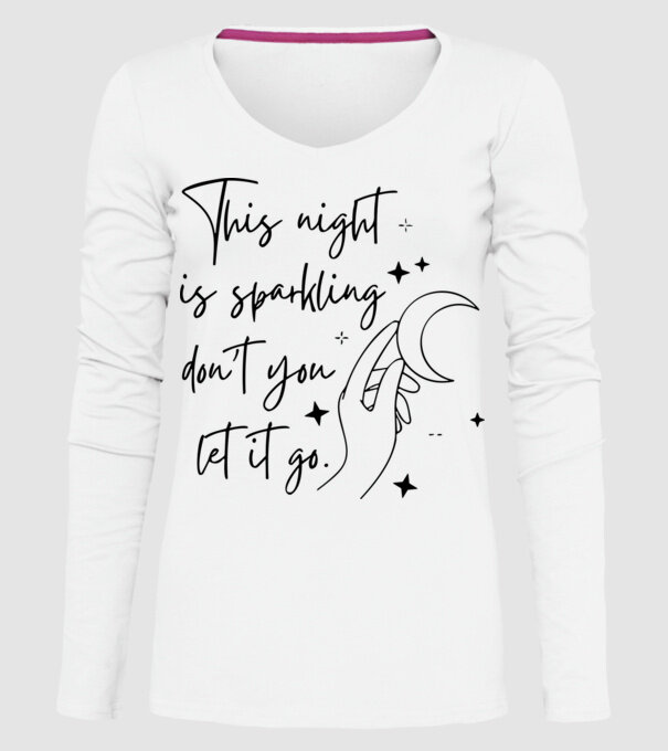 Taylor Swift this night model alb pe tricou