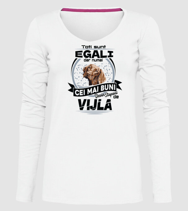 Toți sunt egali, dar numai cei mai buni devin stăpâni de vijla model alb pe tricou
