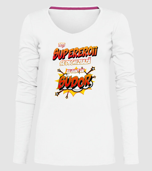 Toți supereroii se deghizează, eu sunt un sudor model alb pe tricou