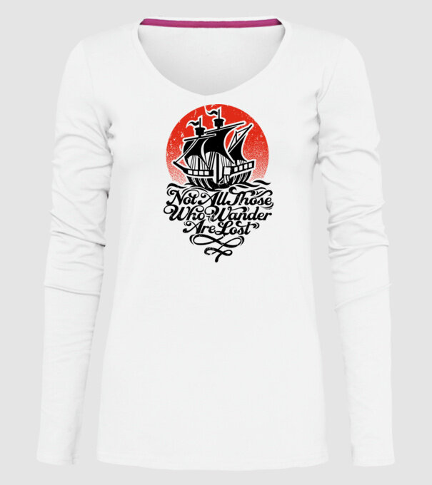 Vapoare model alb pe tricou