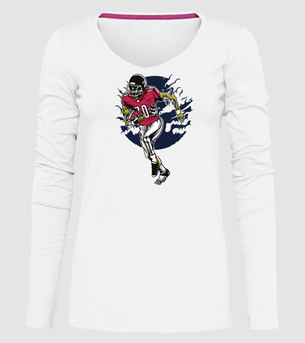 Zombie Player model alb pe tricou