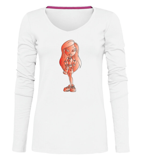  model  pe tricou